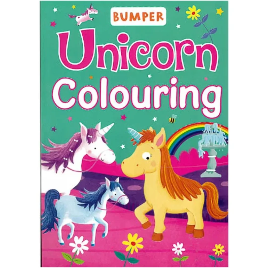 Bumper Unicorn Colouring