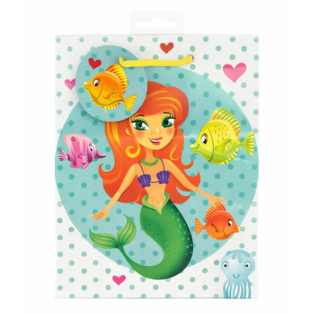 Mermaid Gift Bag (20.5 x 11 x 25cm)