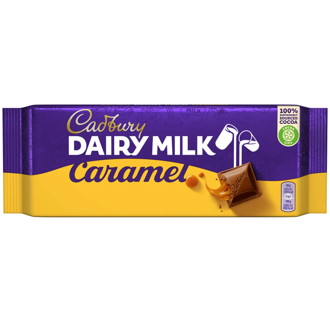 Cadbury Caramel Chocolate Bar – 180g