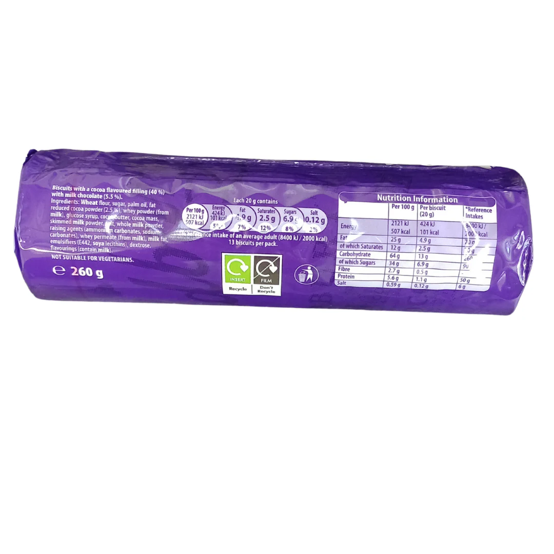 Cadbury Choco Sandwich 260g - Image 2