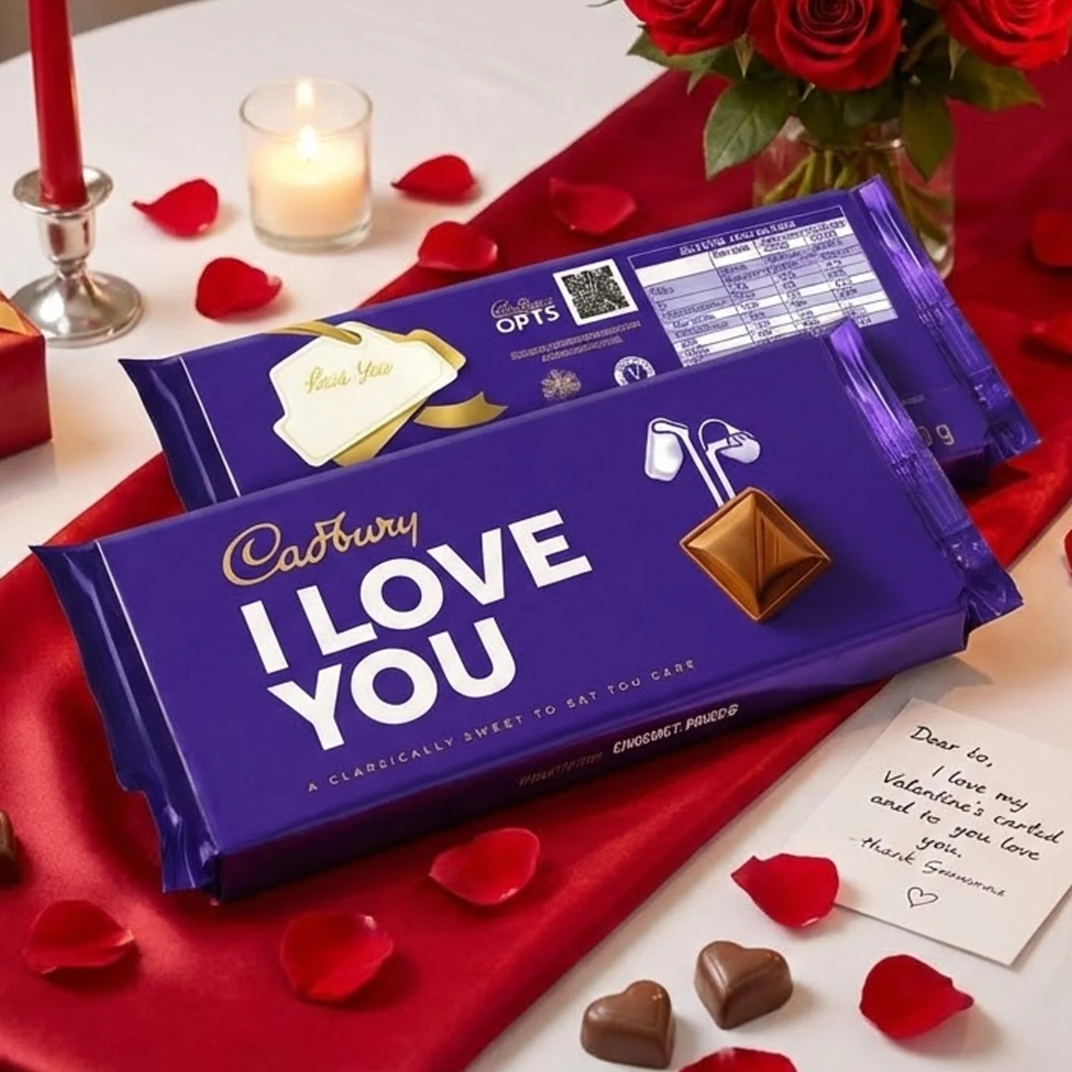 Cadbury Dairy Milk 110g – I Love You Edition Chocolate Gift