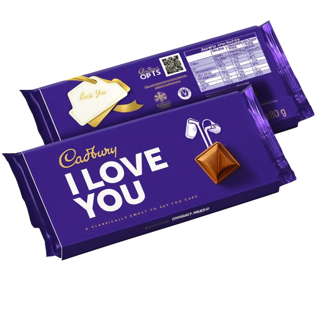 Cadbury Dairy Milk 110g – I Love You Edition Chocolate Gift - Image 2