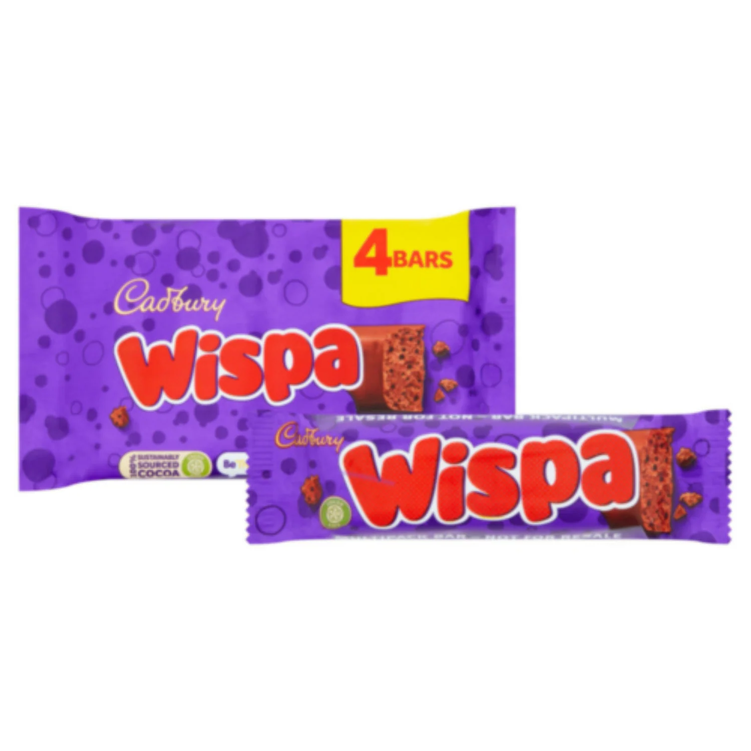 Cadbury Wispa Textured Milk Chocolate Bars