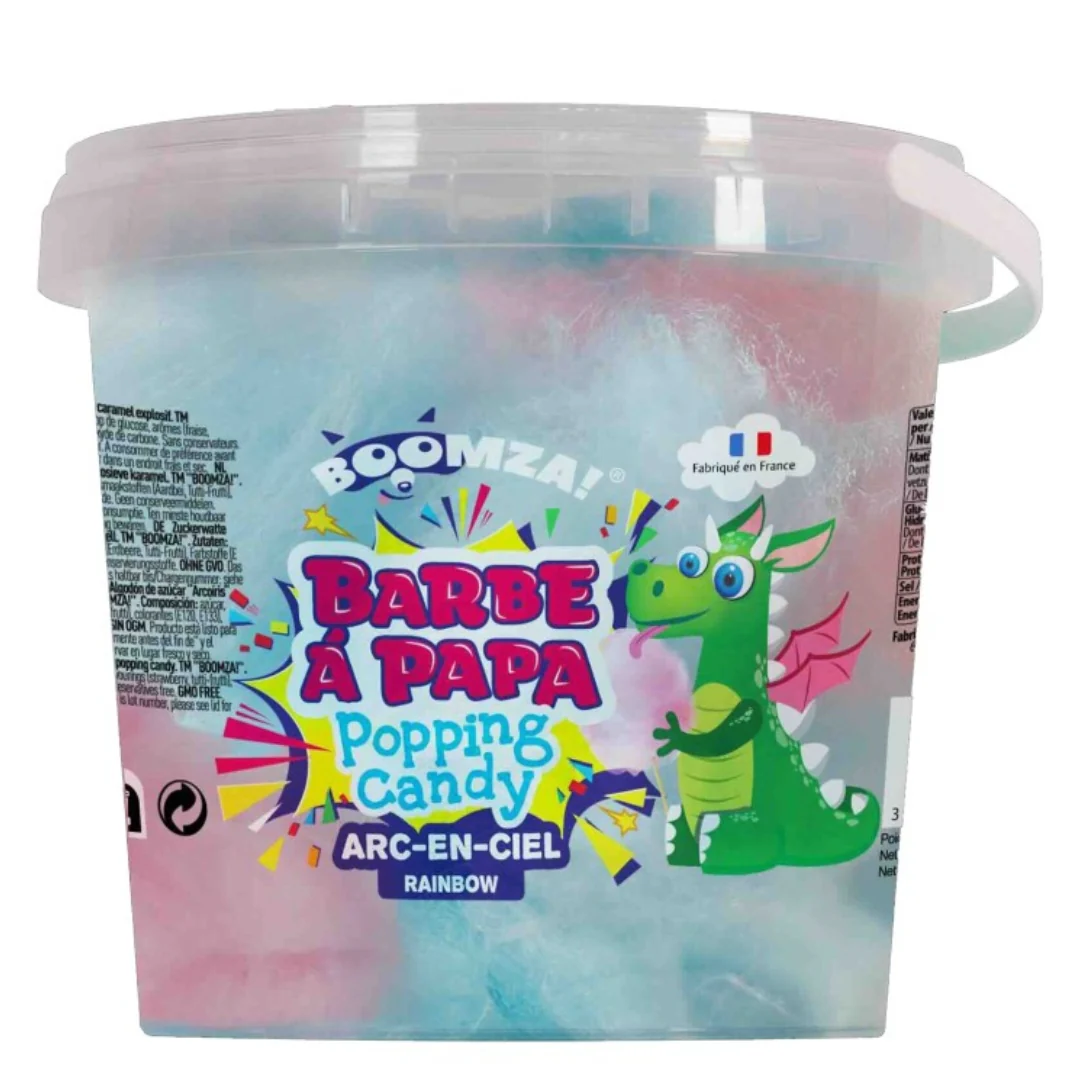 Candy Floss “Rainbow” with Popping Candy