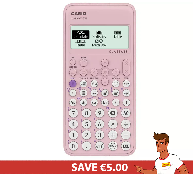 Casio fx83-GTCW Pink Scientific Calculator