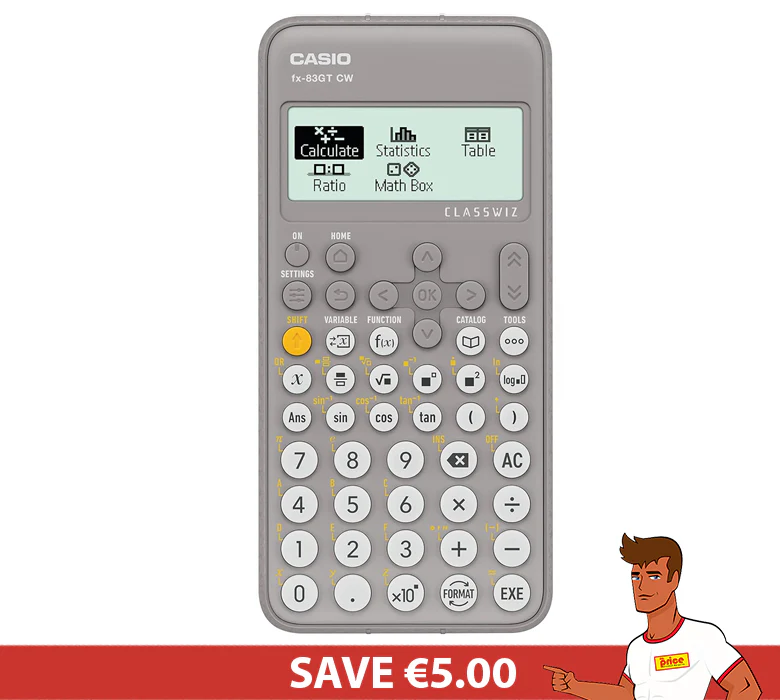 Casio fx-83 GTCW Grey Scientific Calculator