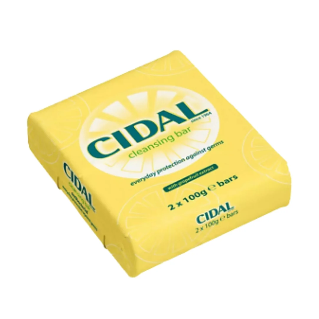 Cidal Soap Bar 2PK Lemon Grapefruit