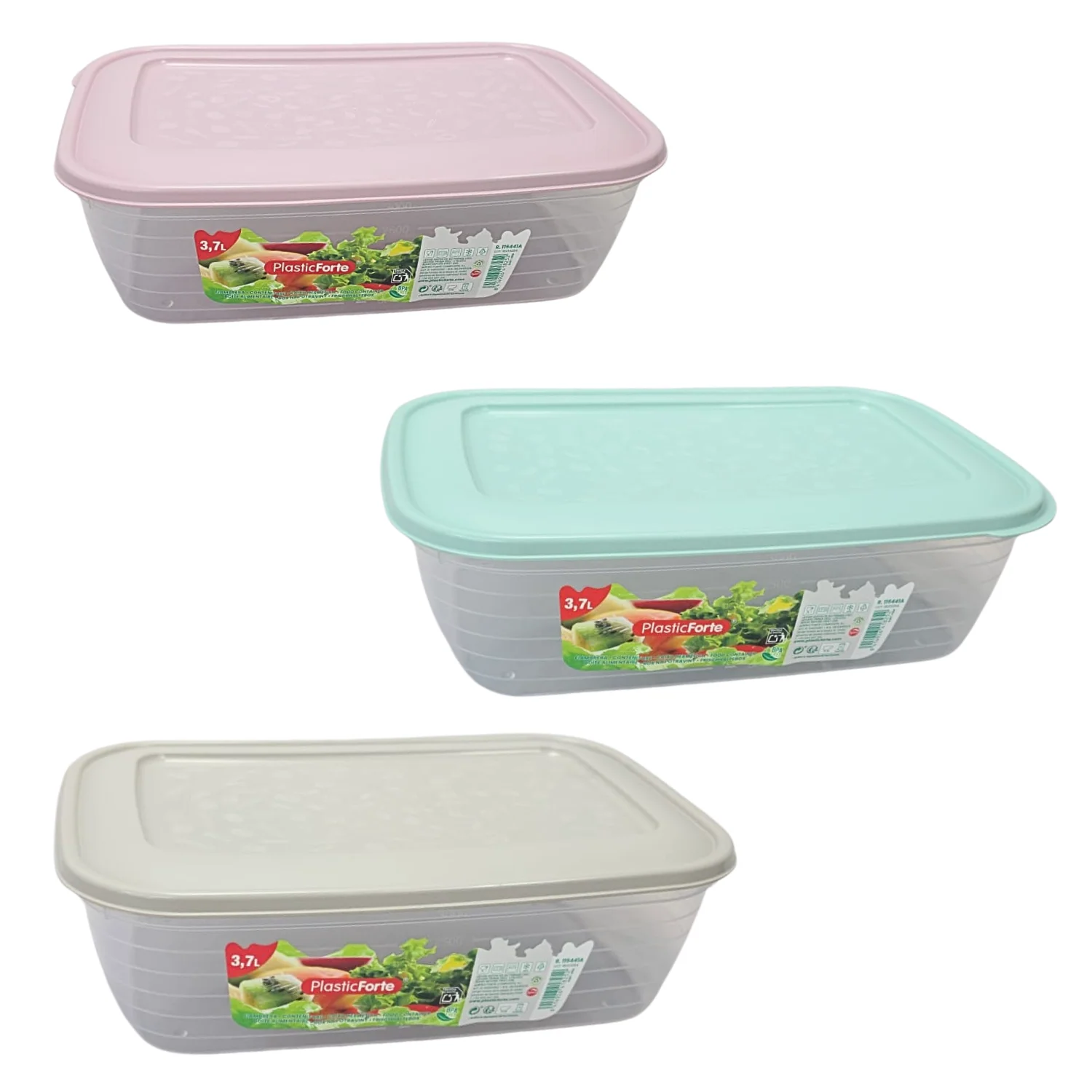 Classic Assorted Food Container 3.7L