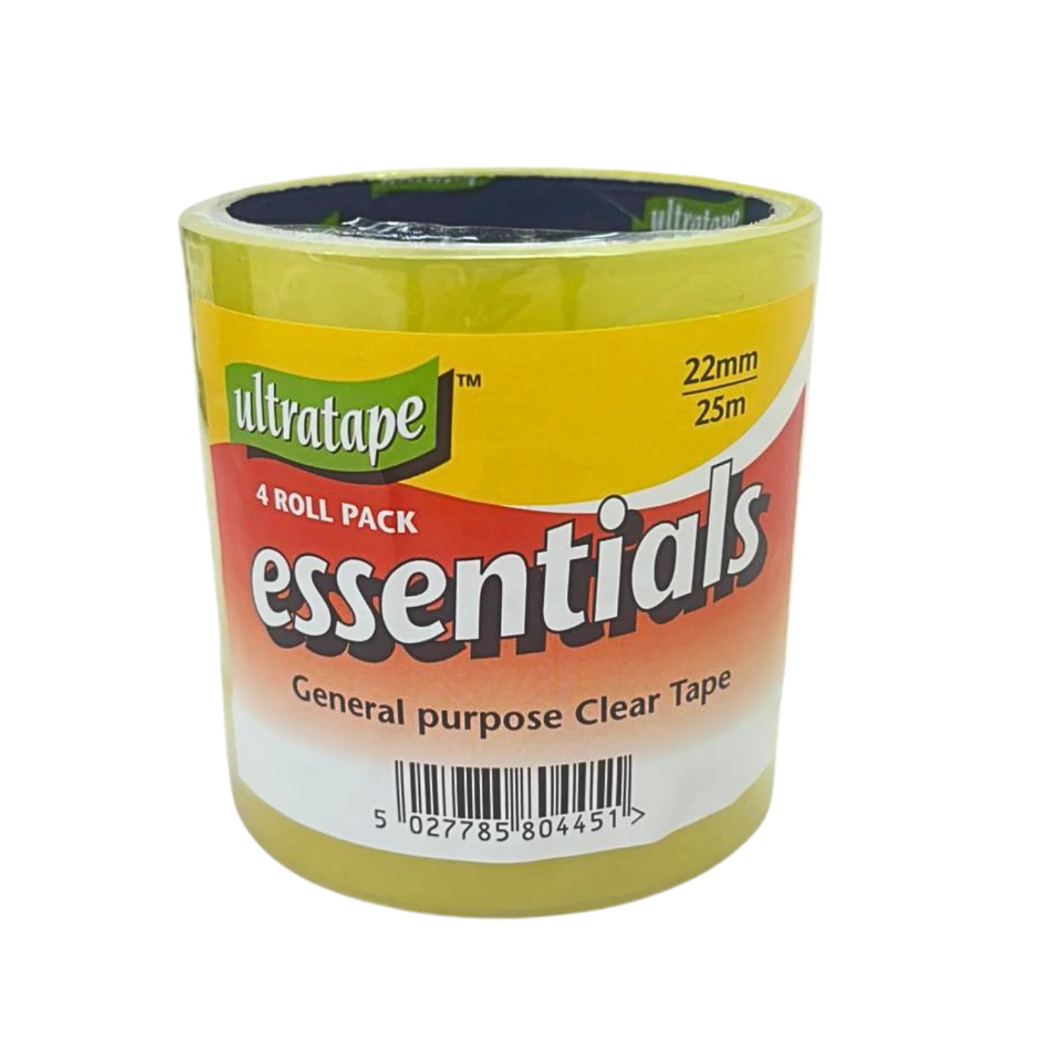 Clear Tape 4 Rolls SV Label 22mm x 25m