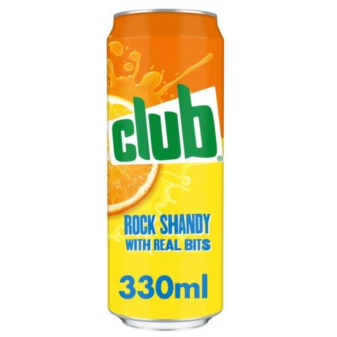 Club Rock Shandy Sleek Can 330ml Drink