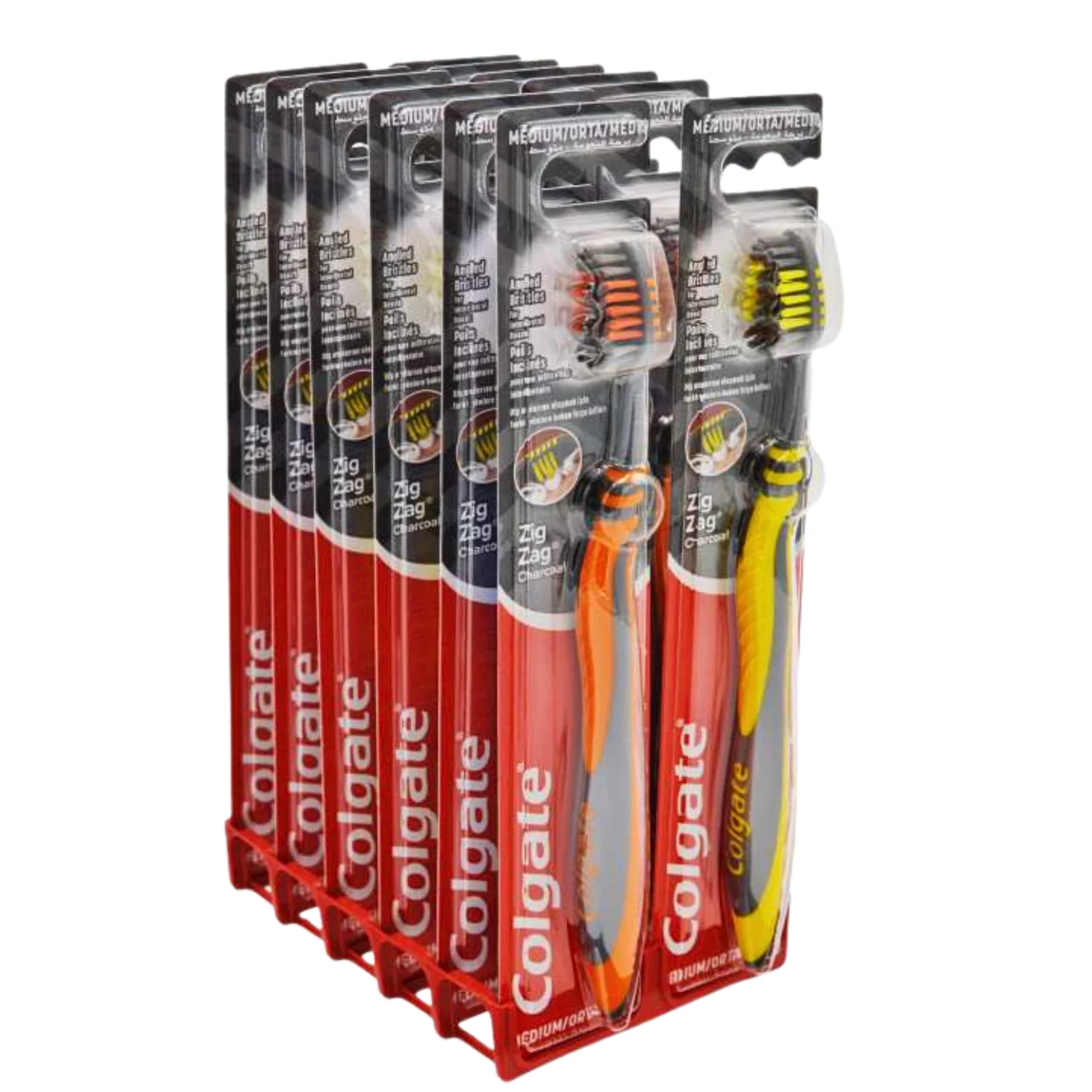Colgate 360° Zig-Zag Charcoal Toothbrush
