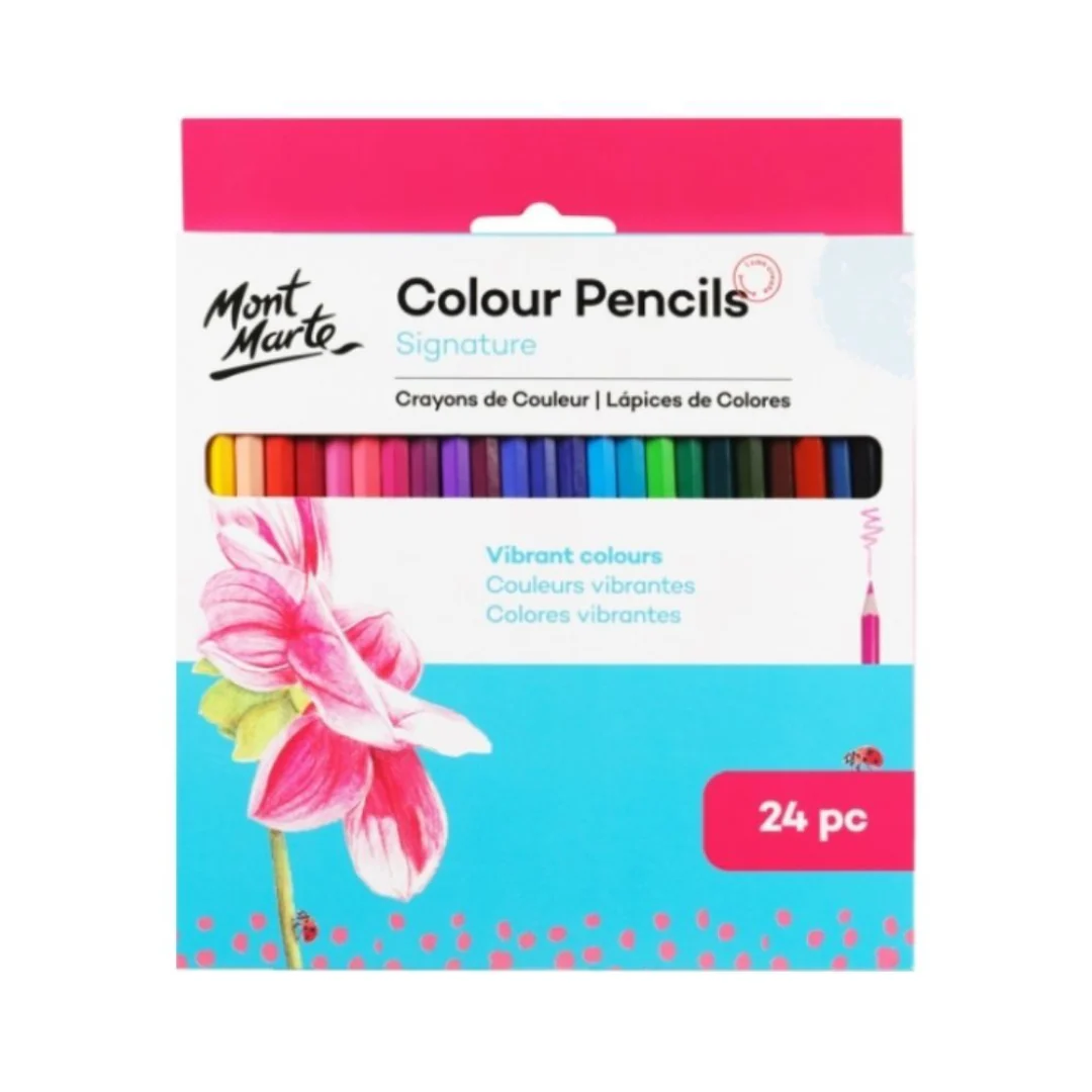 Colour Pencils 24pc by by Mont Marte