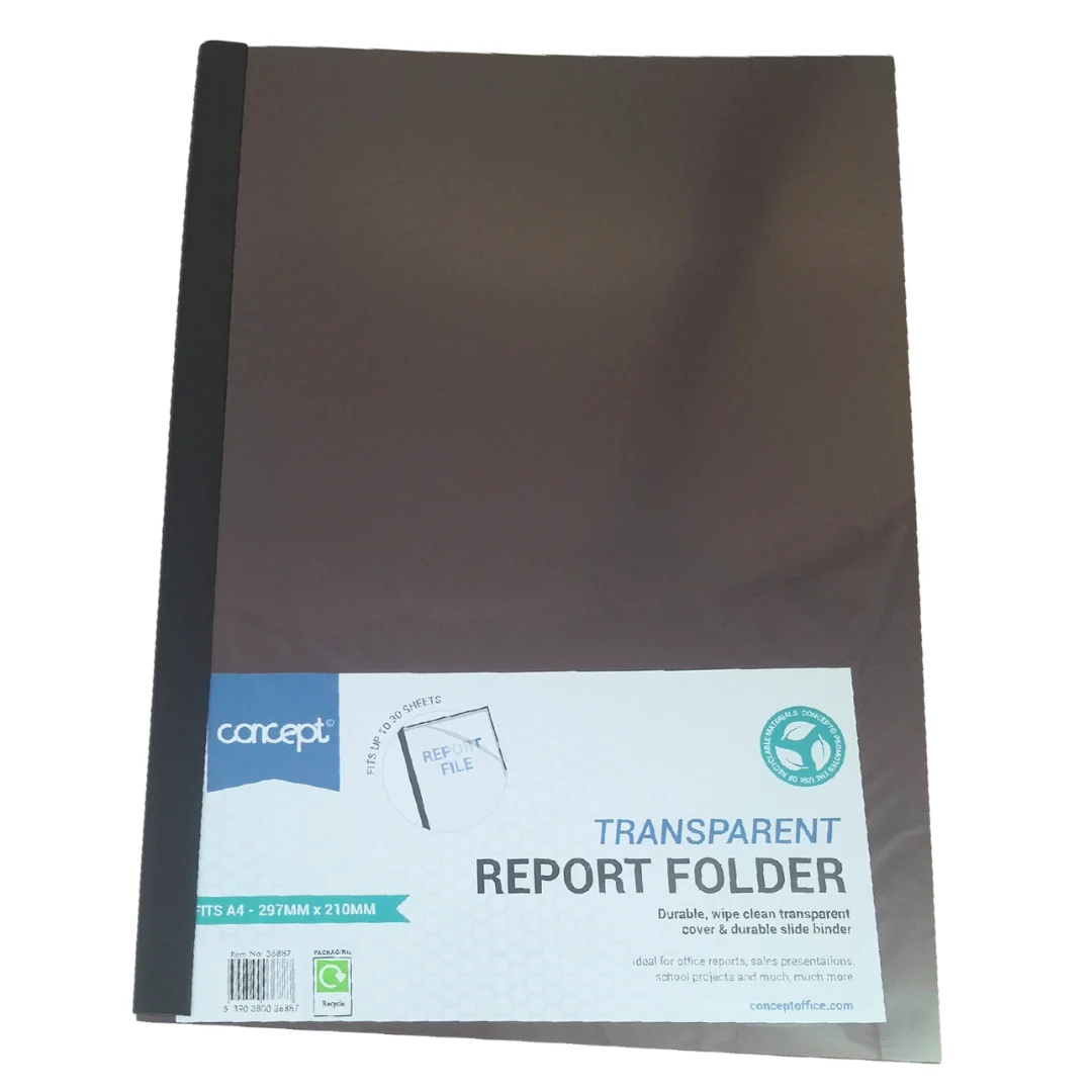 Concept A4 Clear View Presentation Report Binder – 4 Assorted