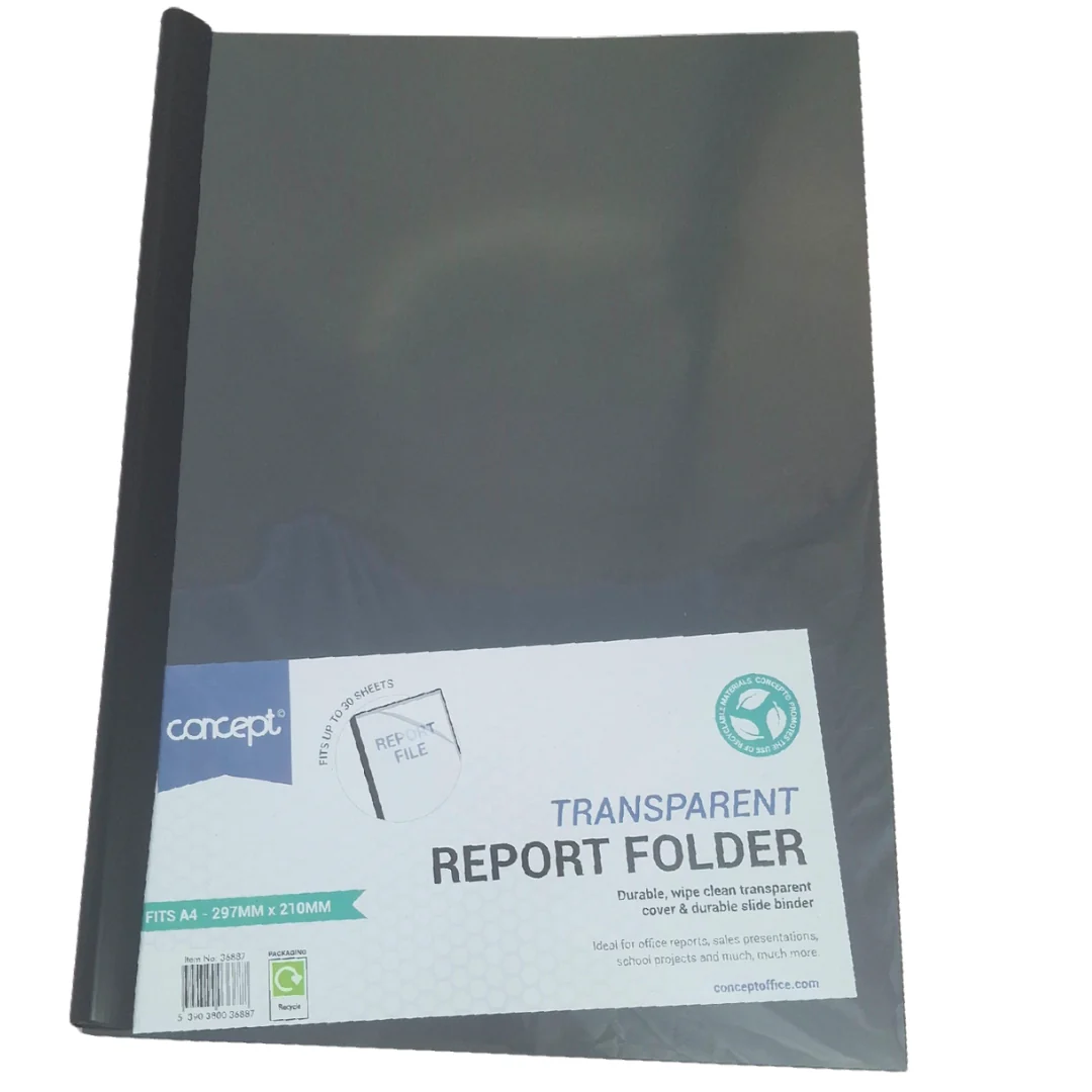 Concept A4 Clear View Presentation Report Binder – 4 Assorted - Image 2