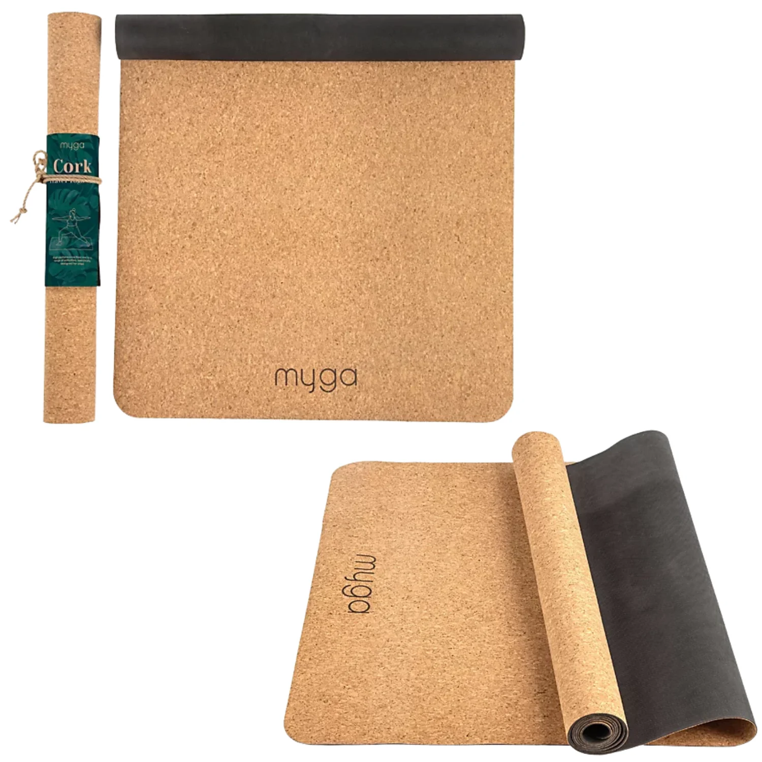 Cork Yoga Mat by Myga