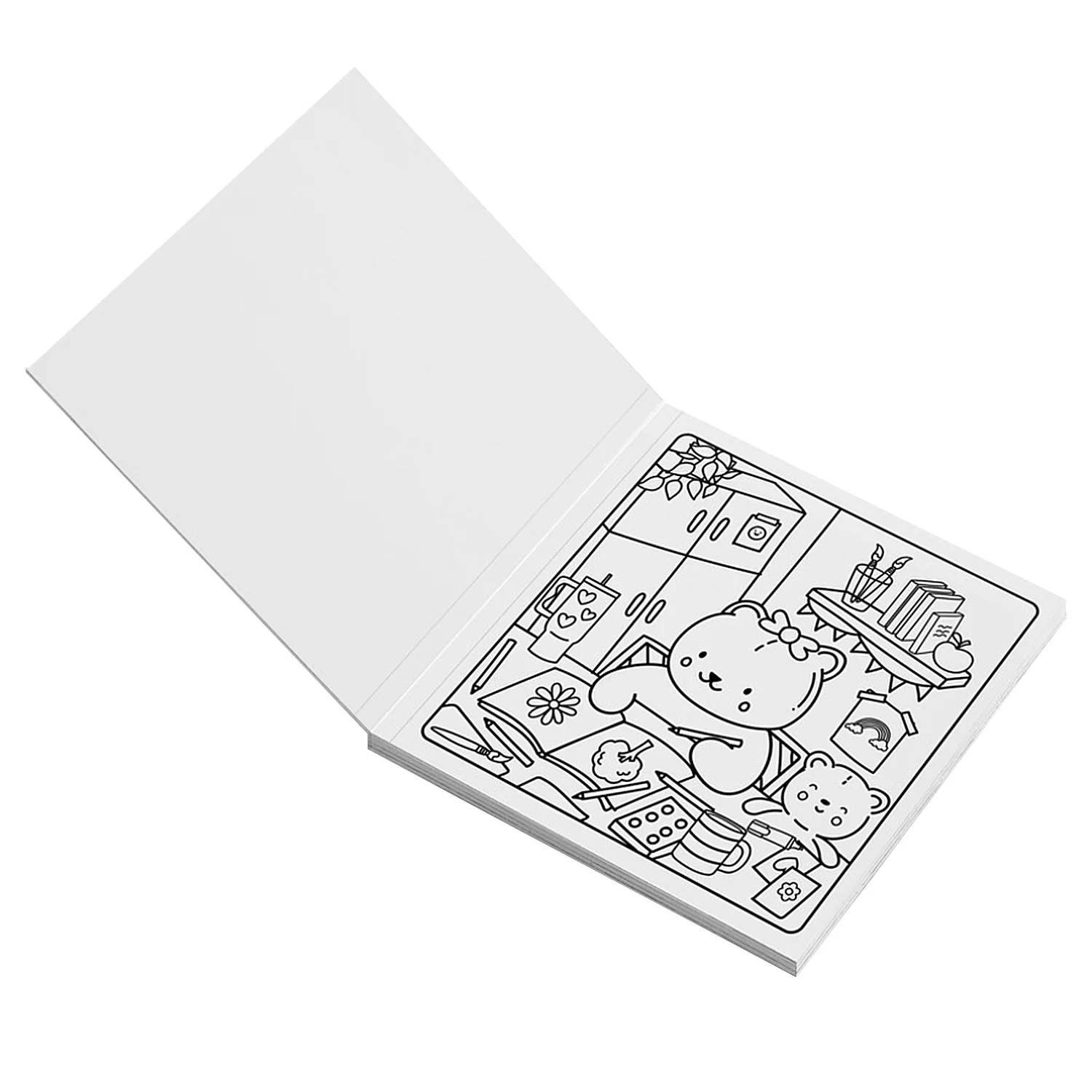 Sunny Vibes Cosy & Calm Colouring Book - Image 4
