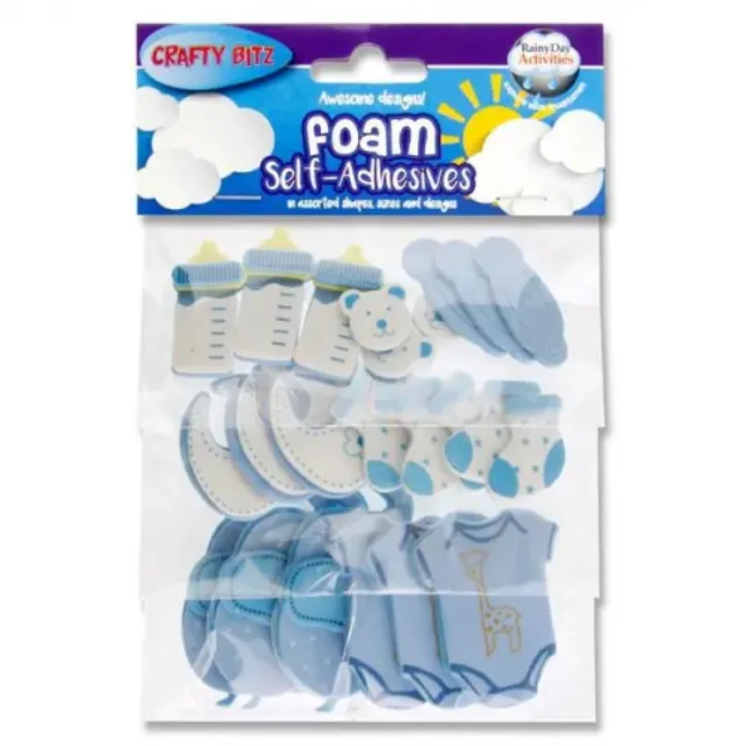 Crafty Bitz Assorted 3D Foam Stickers – Baby Boy & Girl - Image 2