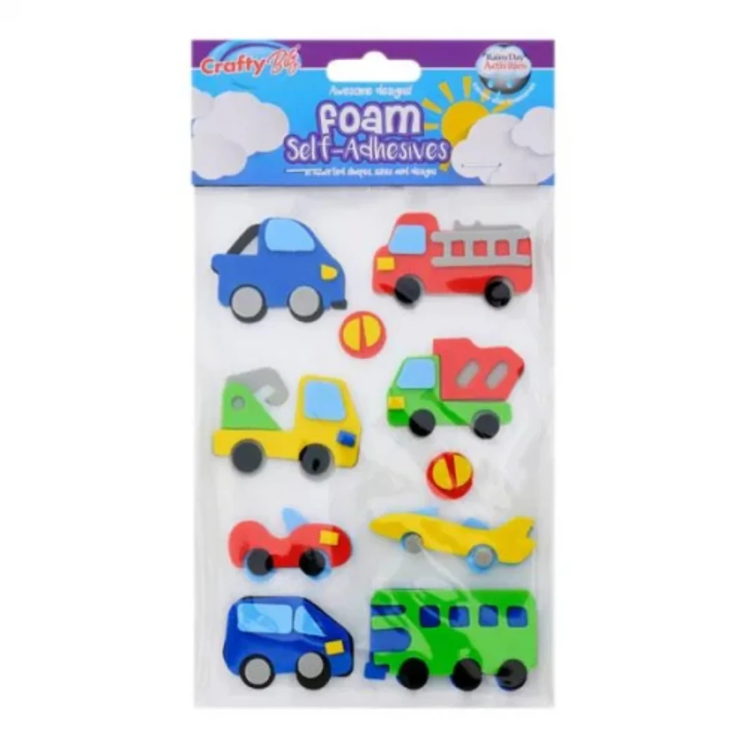 Crafty Bitz 3D Pop Up Foam Stickers 6 Assorted - Image 3
