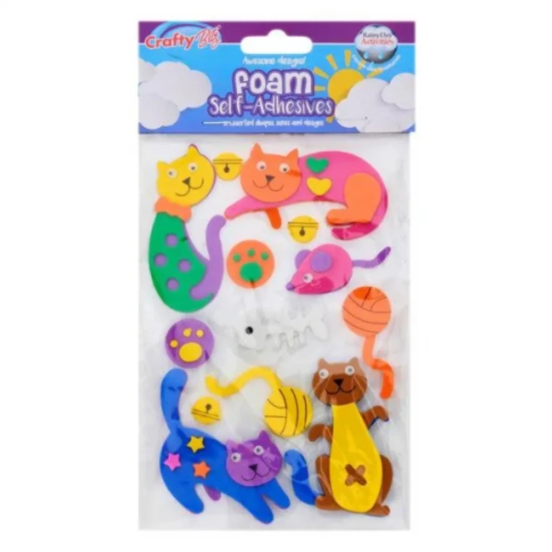 Crafty Bitz 3D Pop Up Foam Stickers 6 Assorted - Image 4