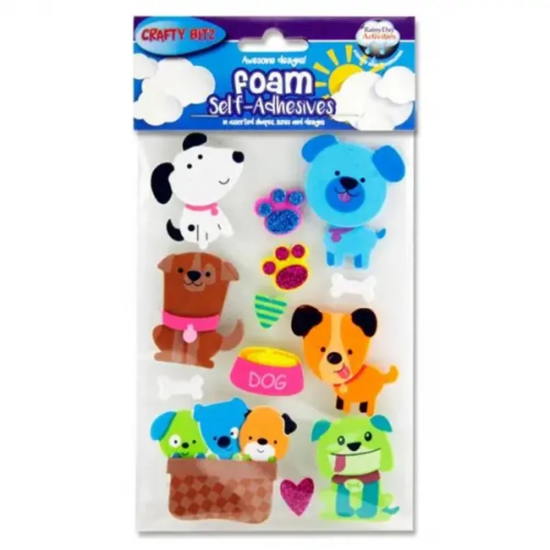 Crafty Bitz Assorted 3D Foam Stickers – My Pets - Image 2