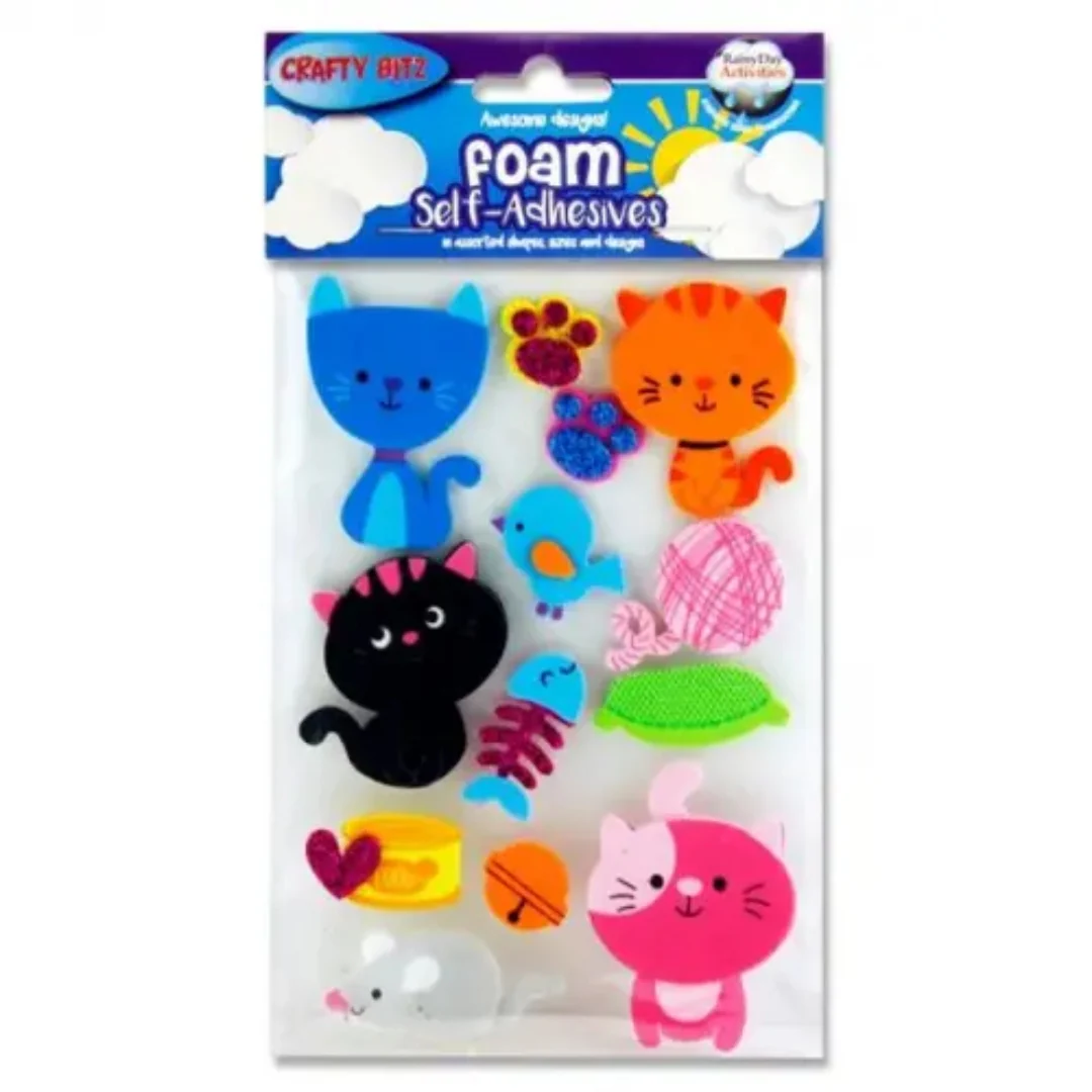 Crafty Bitz Assorted 3D Foam Stickers – My Pets - Image 3