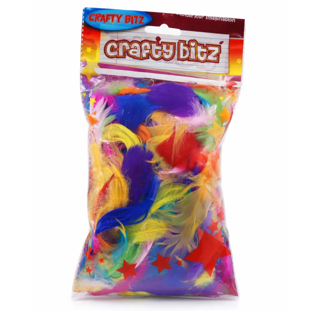 Crafty Bitz Exotic Feathers – 10g Bag