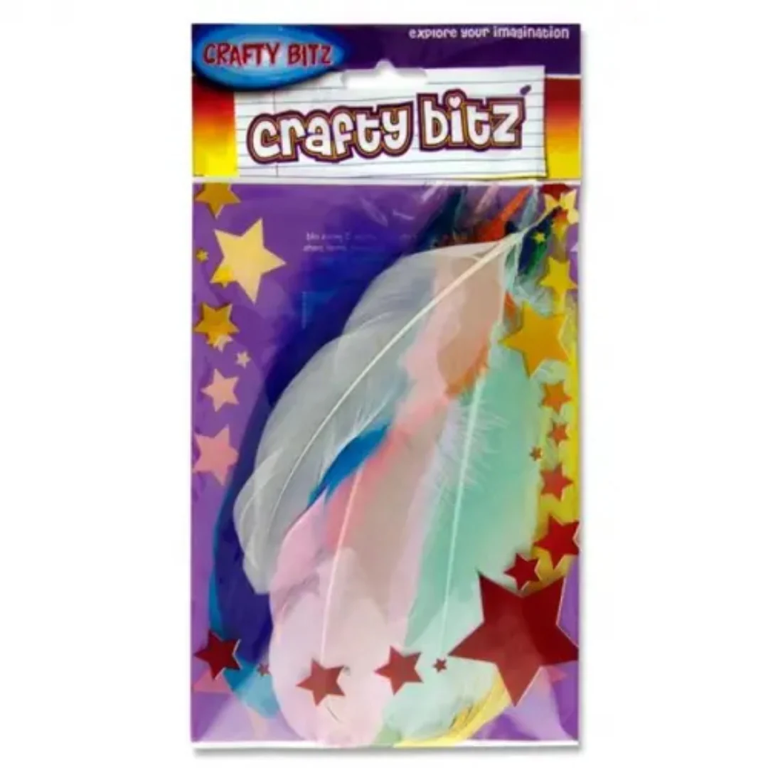 Crafty Bitz Duck Quill Feathers – 10g Bag