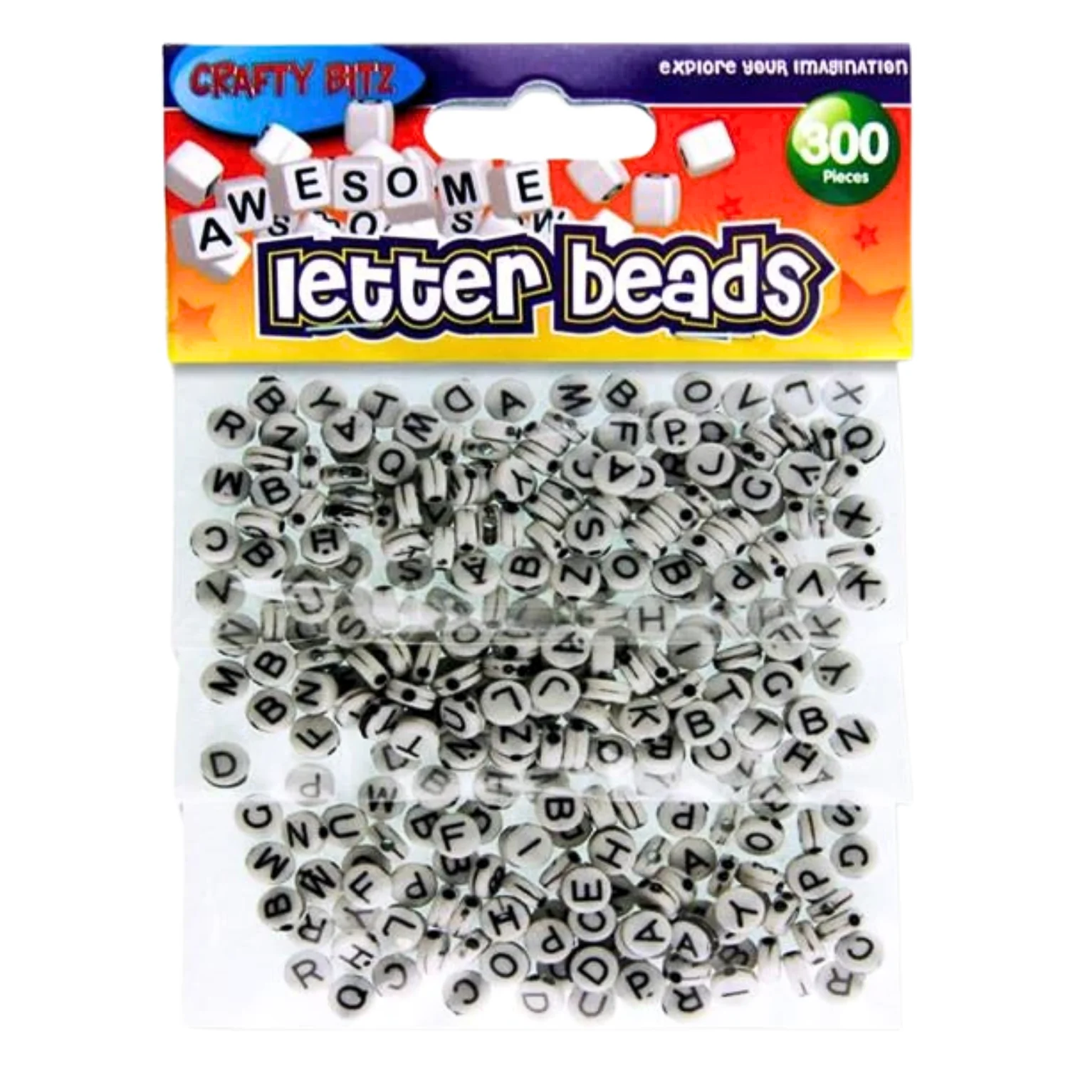 Crafty Bitz Pack of 300 Letter Beads