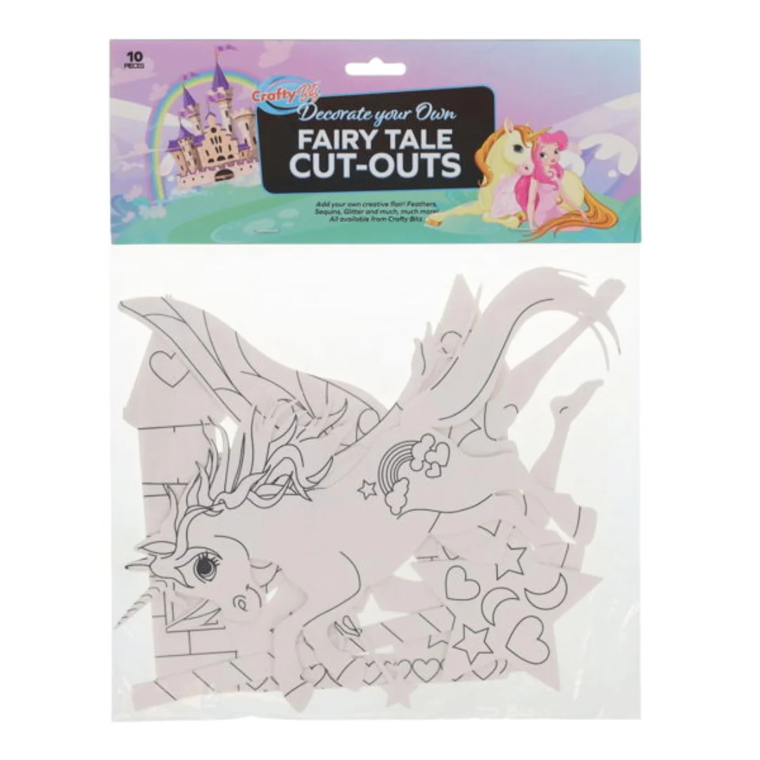 Crafty Bitz Ready to Decorate Fairy Tale Cutouts Pack of 10