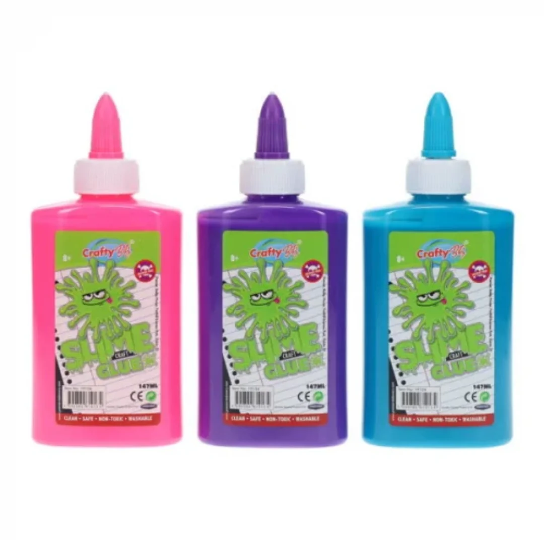 Crafty Bitz Slime Craft Glue 147ml Assorted