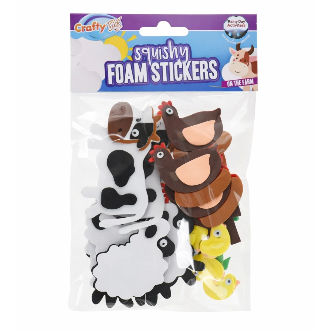 Crafty Bitz Squishy Foam Stickers – On the Farm