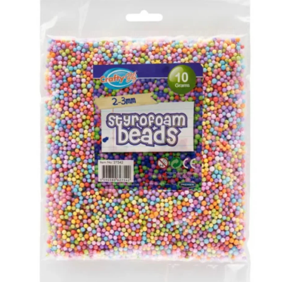 Crafty Bitz Styrofoam Beads Assorted
