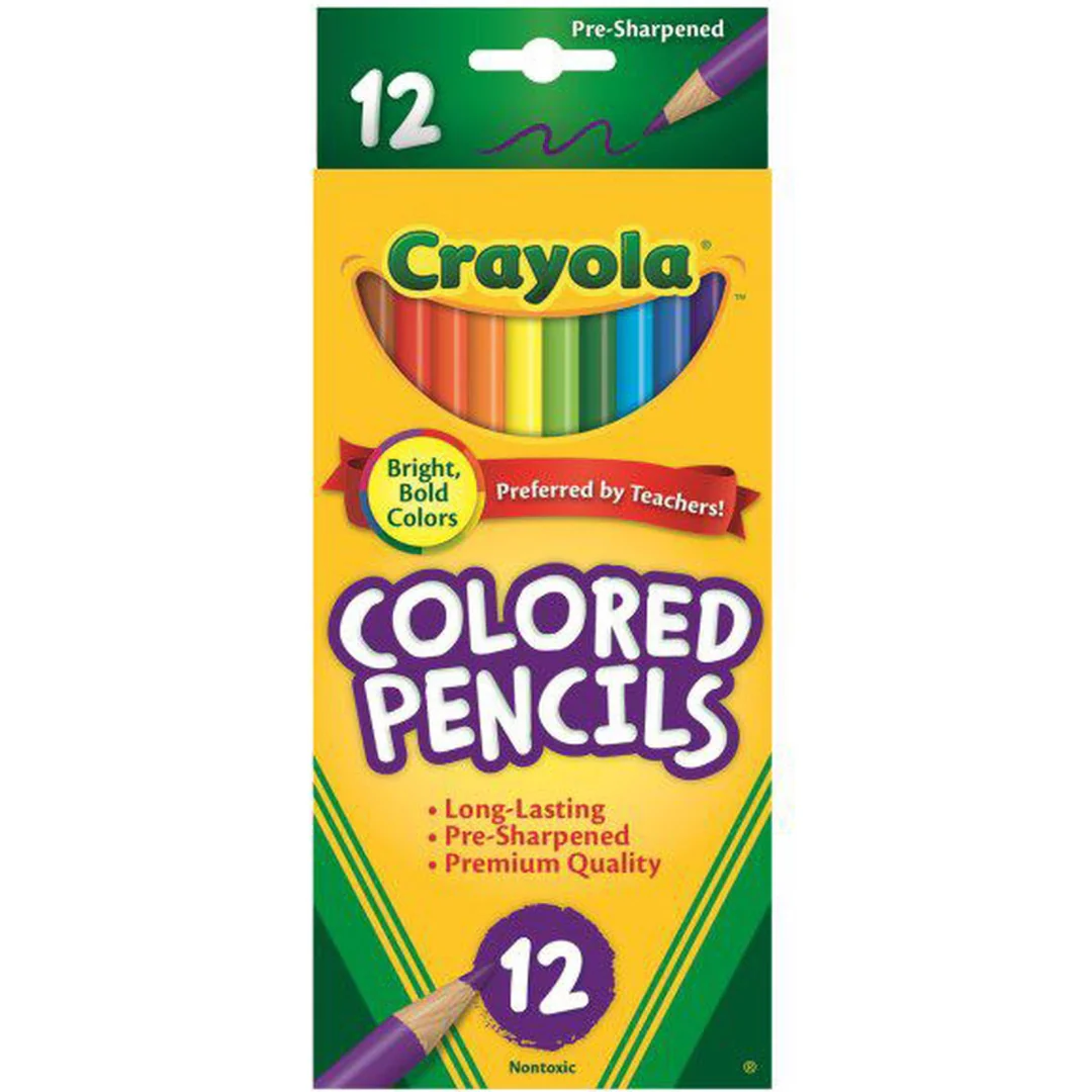 Crayola 12-Pack Coloured Pencils