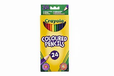Crayola 24 Long Coloured Pencils