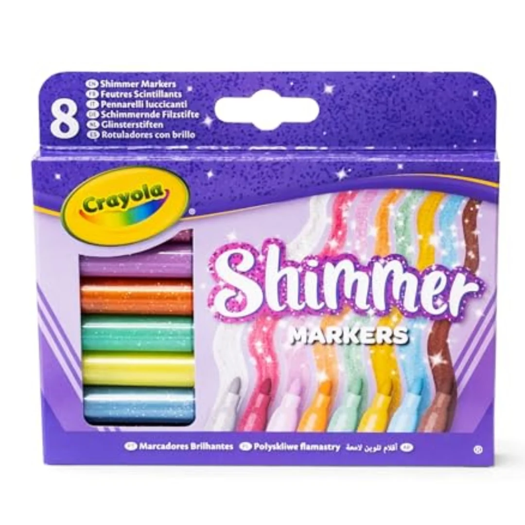 Crayola 8 Shimmer Markers - Image 4
