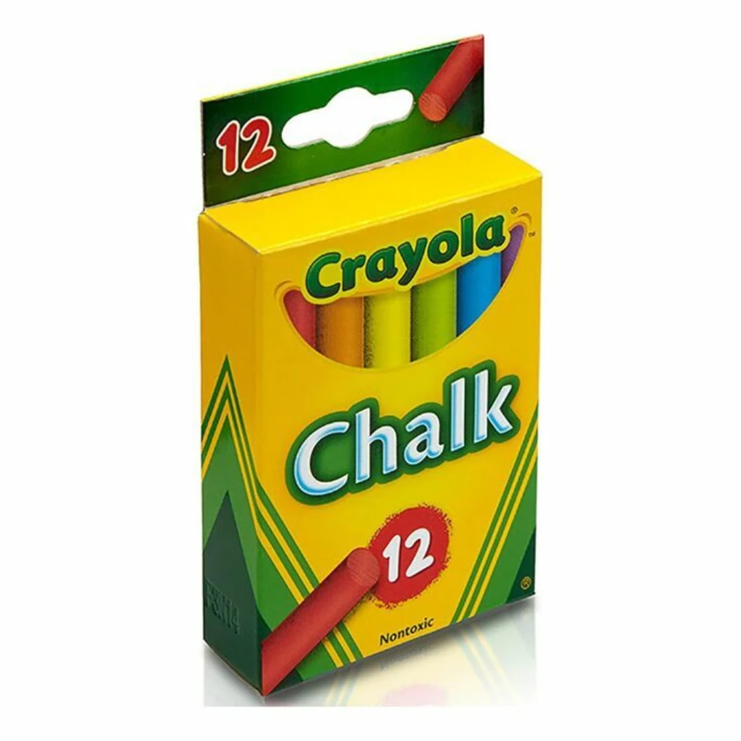 Crayola Coloured Chalk 12 Pieces