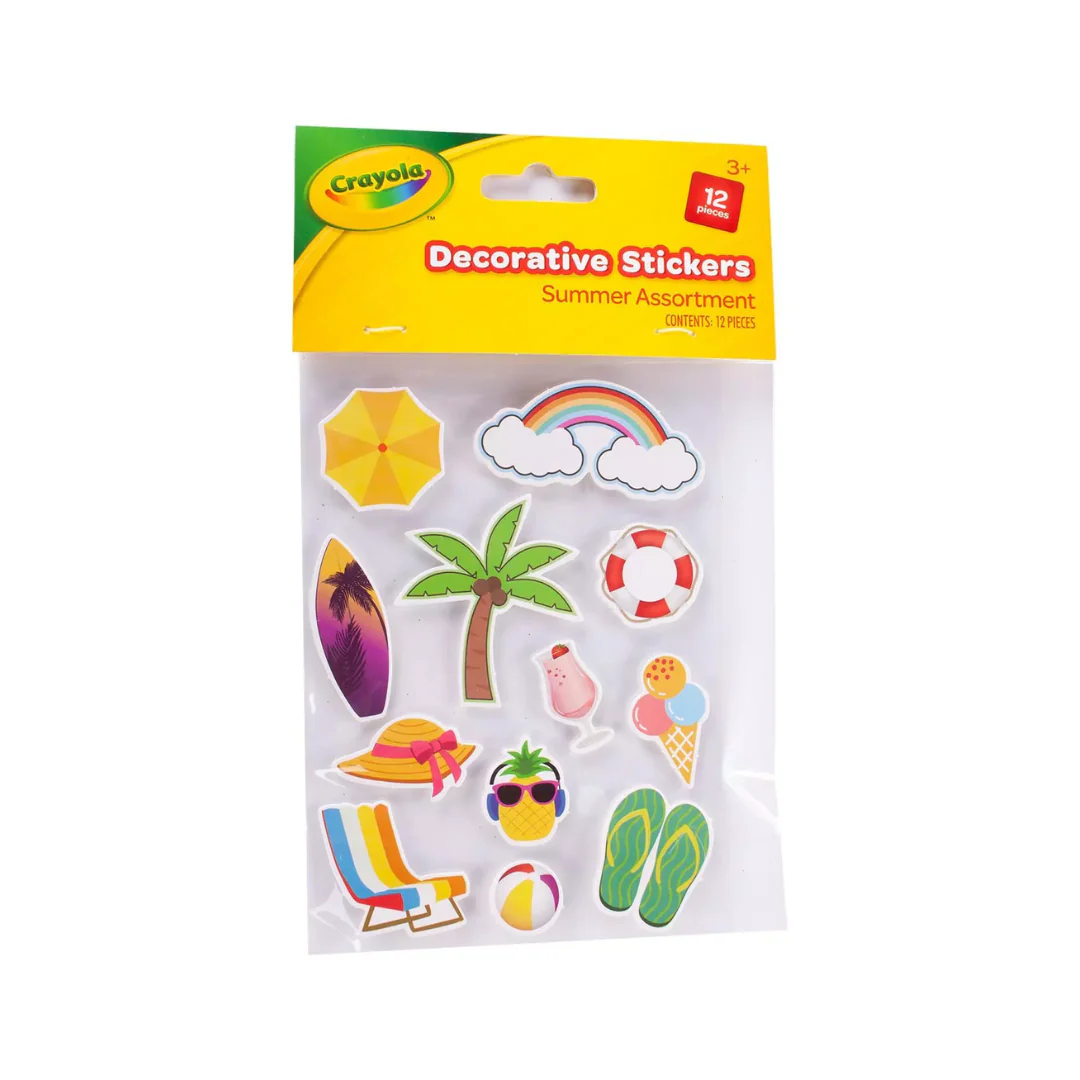 Crayola Decorative Stickers – Summer Edition