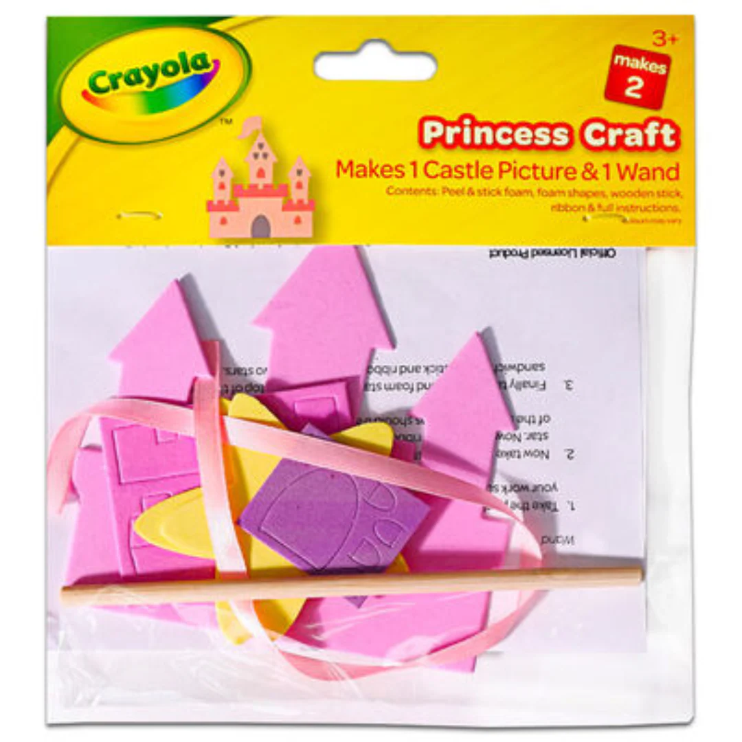 Crayola Princess Castle & Wand Craft Kit