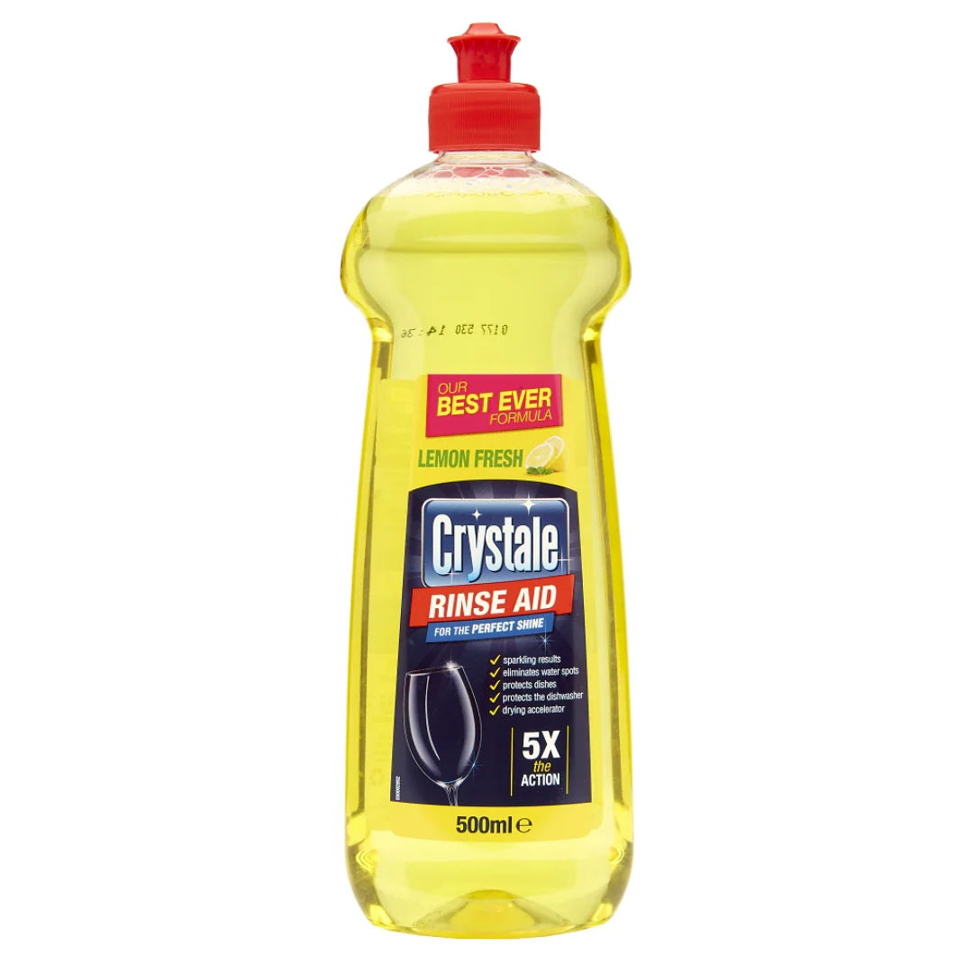 Crystale Dish Washer Rinse Aid Lemon 500ml