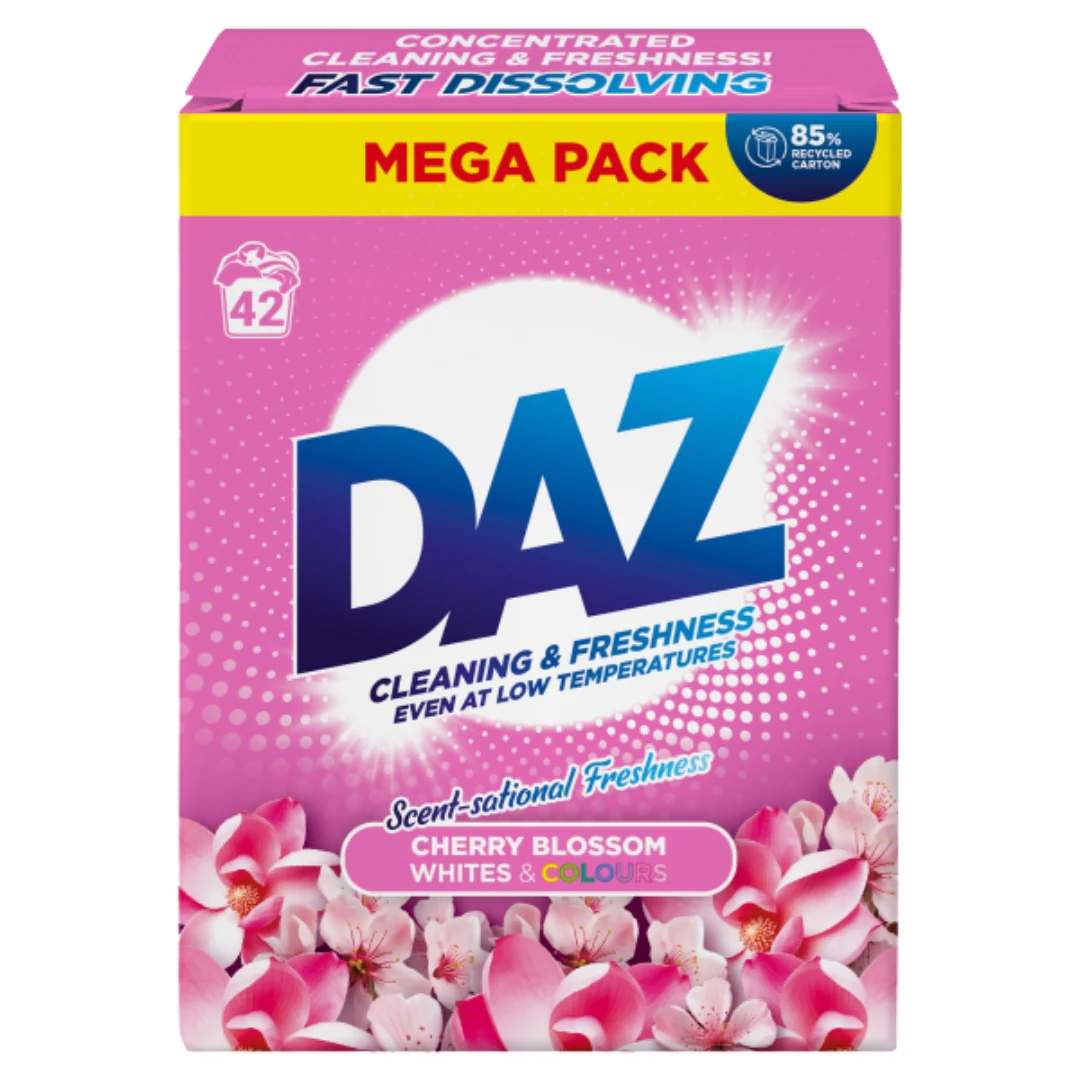 Daz Cherry Blossom Washing Powder – 2.1kg (42 Washes)