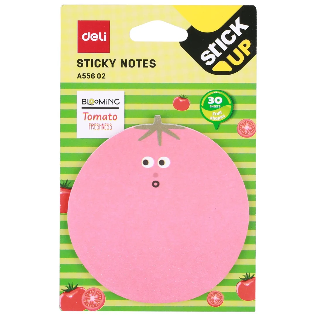 Deli 30-Sheet Sticky Notes Assorted 76x76mm - Image 2