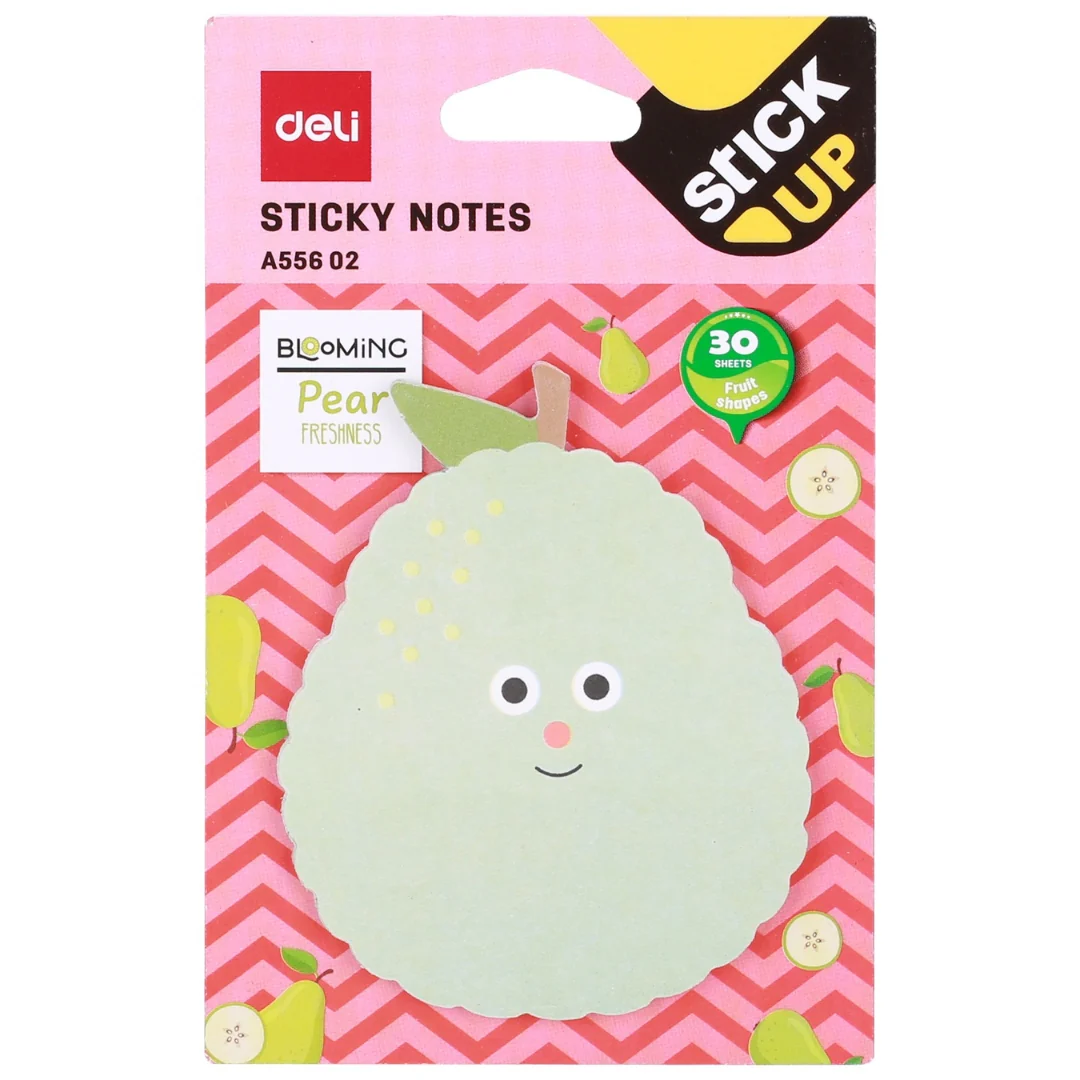 Deli 30-Sheet Sticky Notes Assorted 76x76mm - Image 5