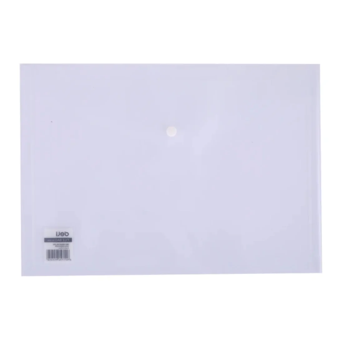 Deli A4 File Bag Transparent