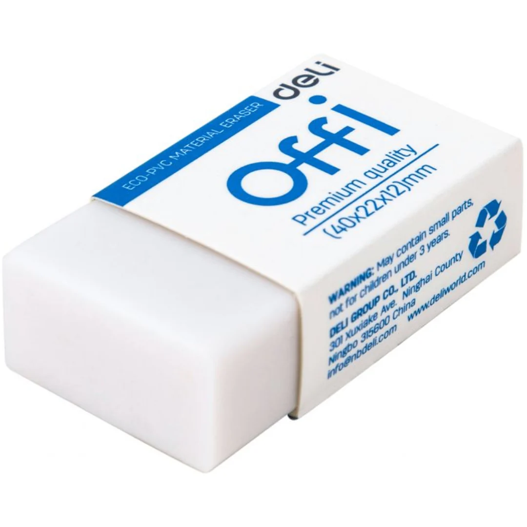 Deli White Eraser