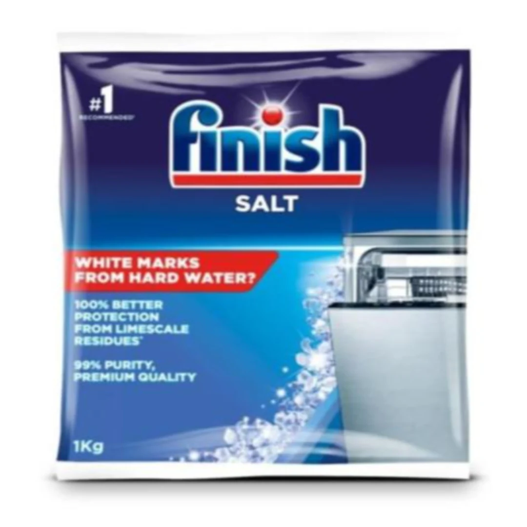 Dishwasher Salt 1kg for Clean and Shiny Dishes by Finish