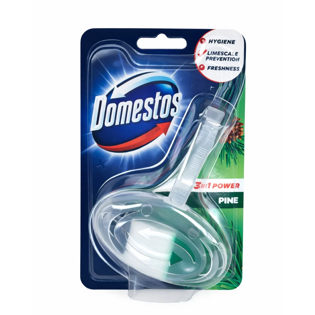 Domestos 3-in-1 Power Pine Rim Block – 35g