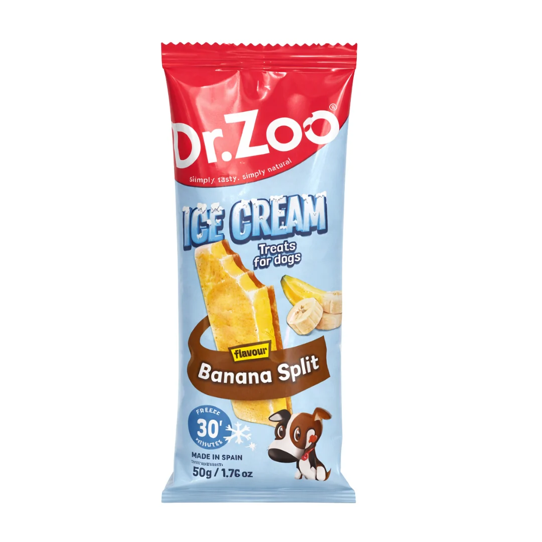 Dr Zoo Dog Ice Cream Banana 50g