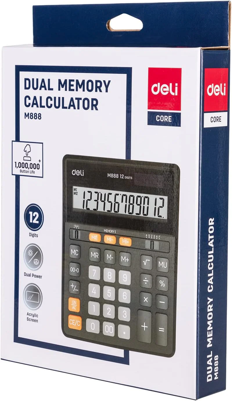 Dual Memory Calculator by Deli