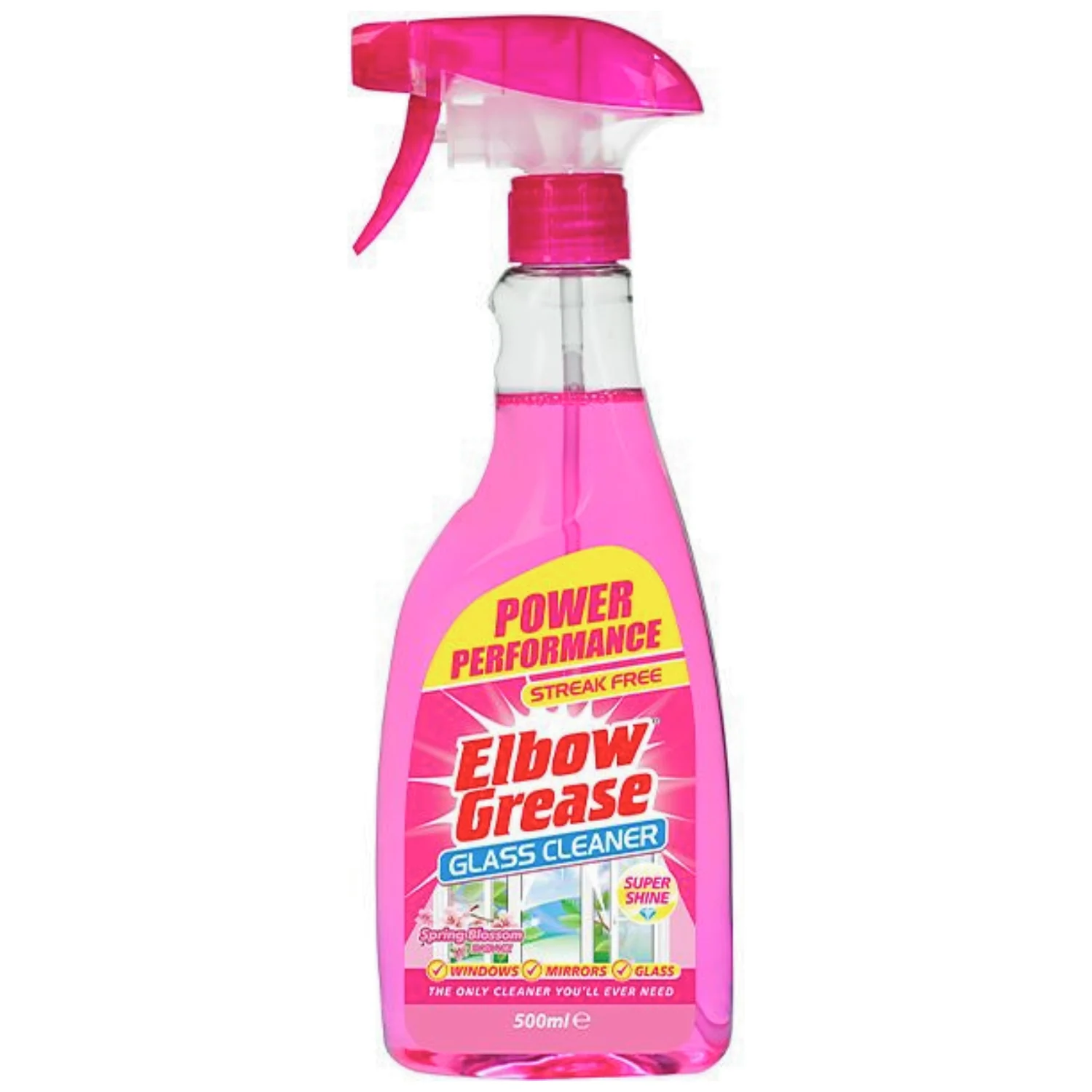Elbow Grease Pink Glass Cleaner 500ml