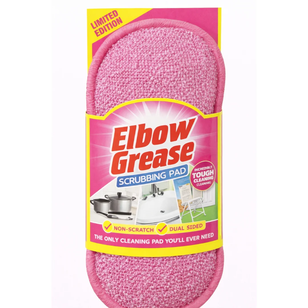 Elbow Grease Pink Scrubbing Pad